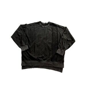 Fair Focus Crewneck Sweatshirt in Black